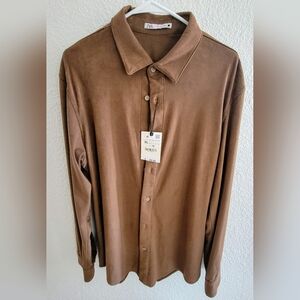 Brand New Zara Man Long Sleeve Shirt Retails $70+